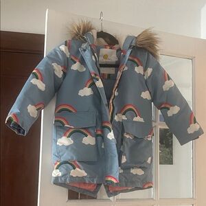 Boden Kids' rainbow winter coat!